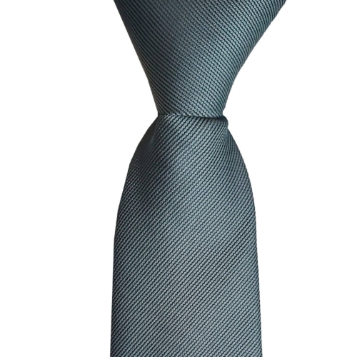 Solid Color Zipper Tie 7