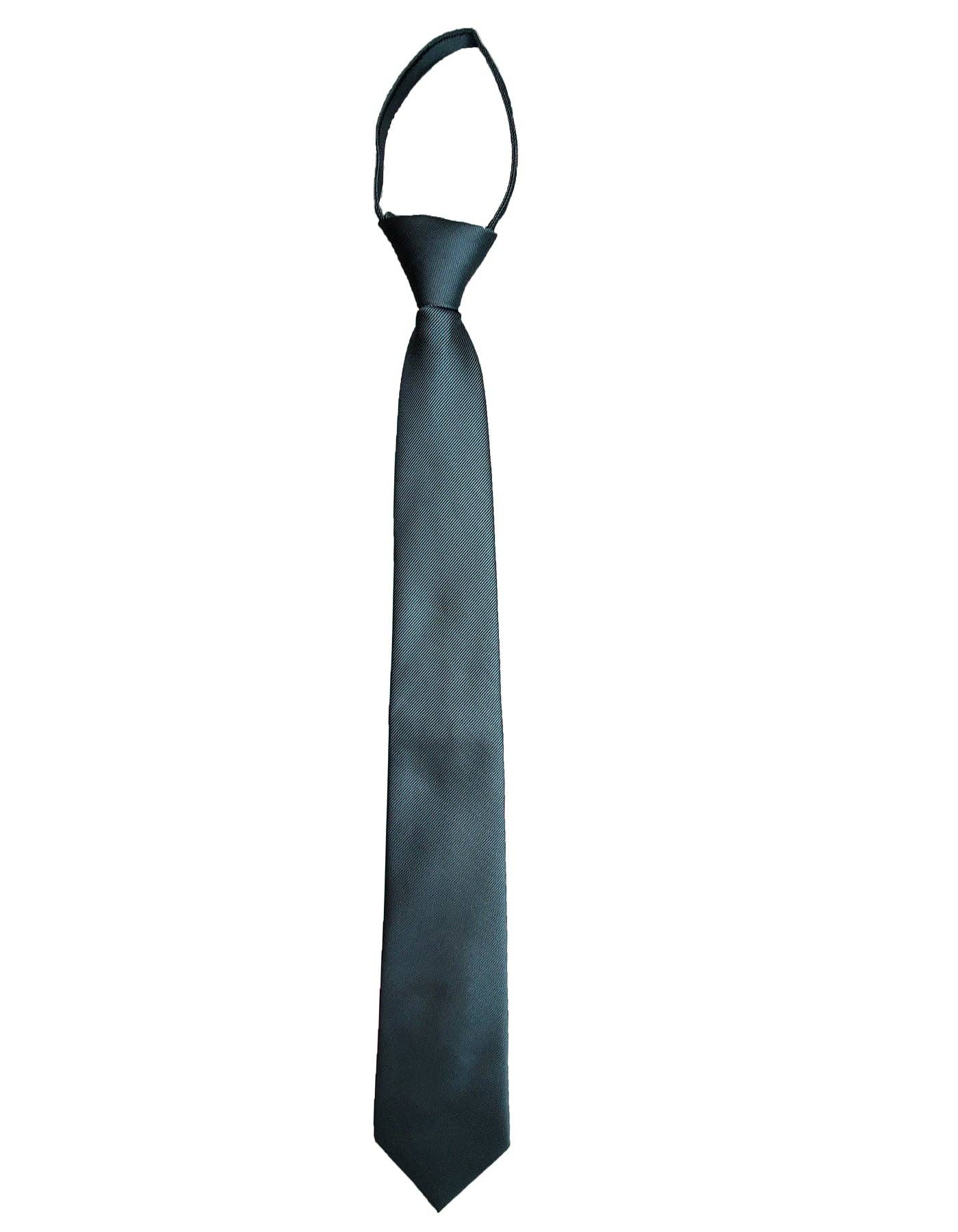 Solid Color Zipper Tie 7 1 Solid Color Zipper Tie 7
