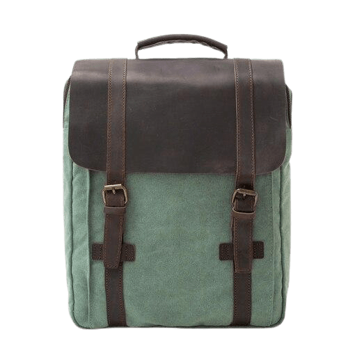 Waxed Canvas Backpack Urbs, Green Lake 1 Waxed Canvas Backpack Urbs, Green Lake