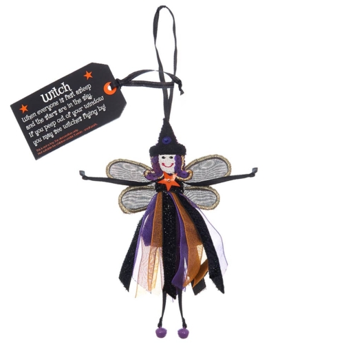 'Witch' - Fair Trade Halloween Decoration