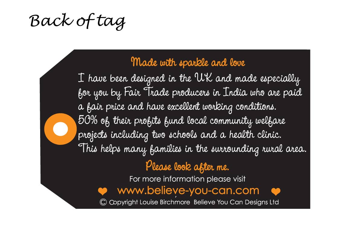 'Witch' - Fair Trade Halloween Decoration 5 'Witch' - Fair Trade Halloween Decoration