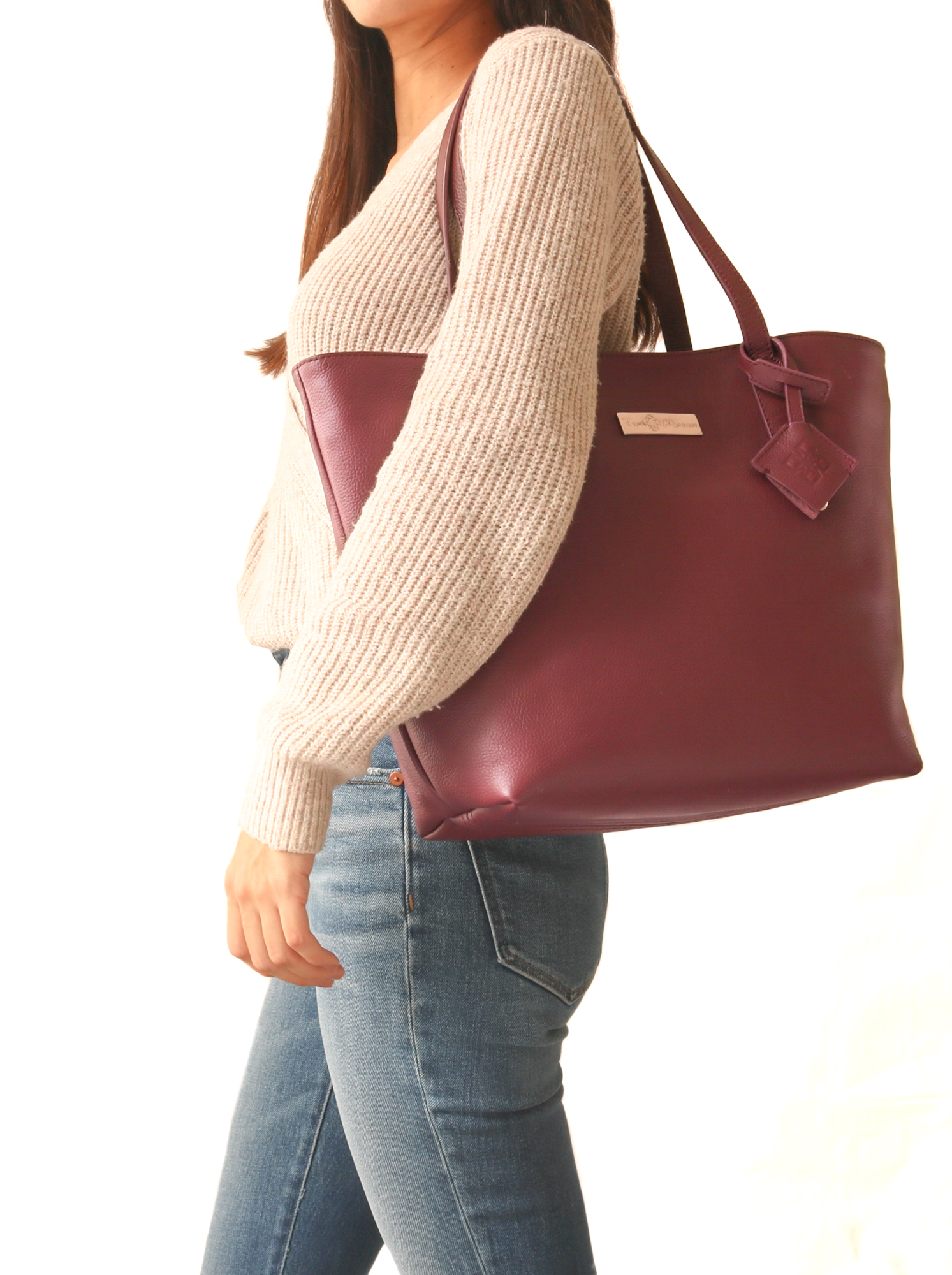 Martina Tote - Burgundy-4