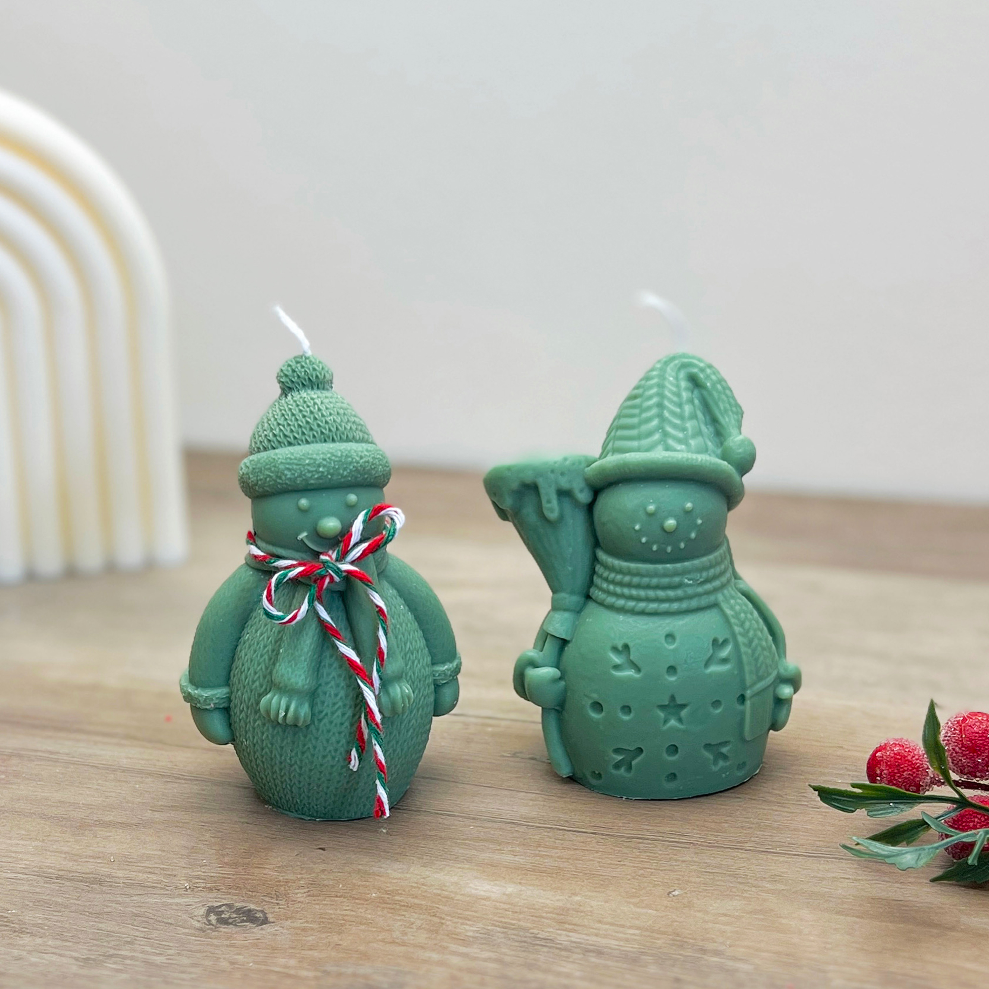 snowman-candle-green-christmas-decoration-gift-for-her (2)