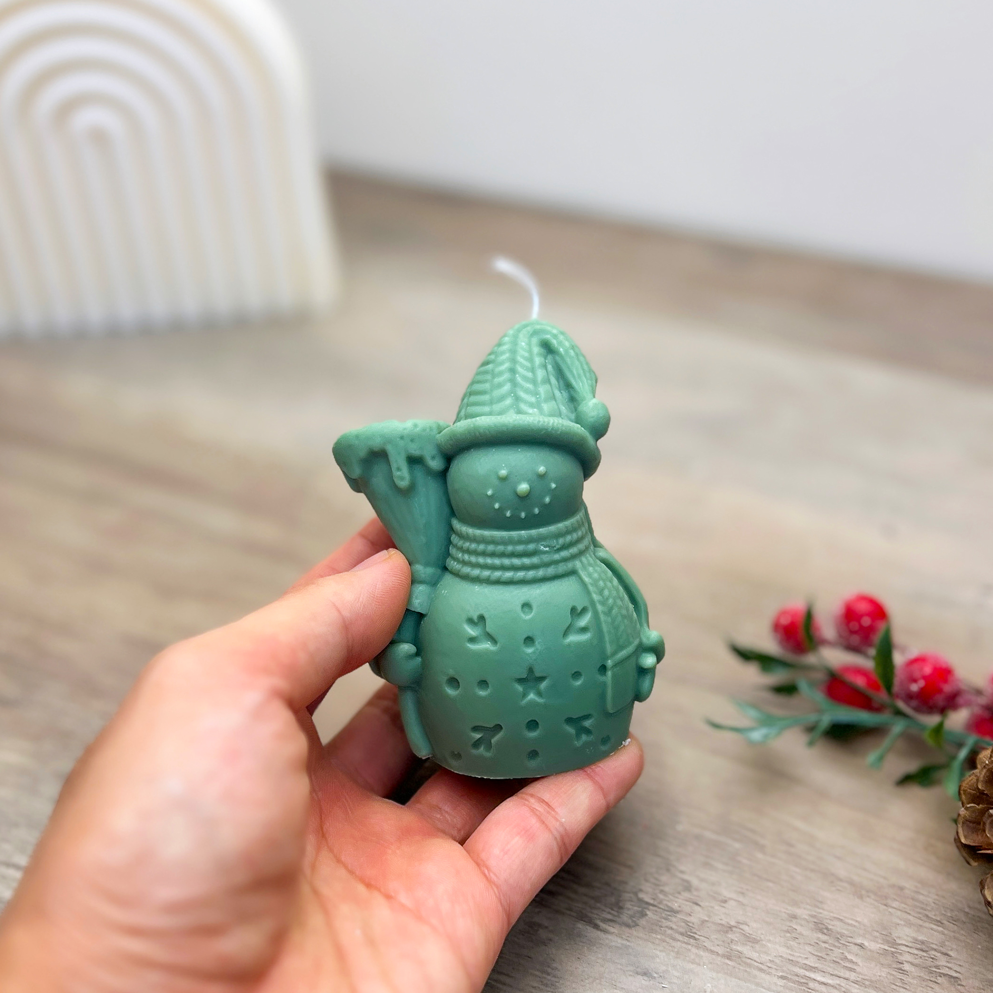 snowman-candle-green-christmas-decoration-gift-for-her (6)
