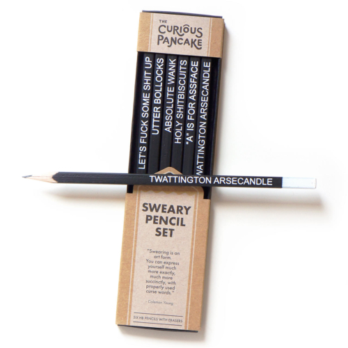 Sweary Pencil Set - Funny, Sweary Pencils