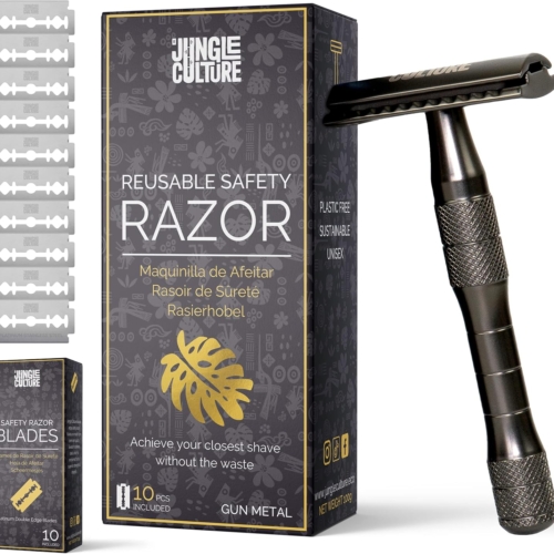 black safety razor