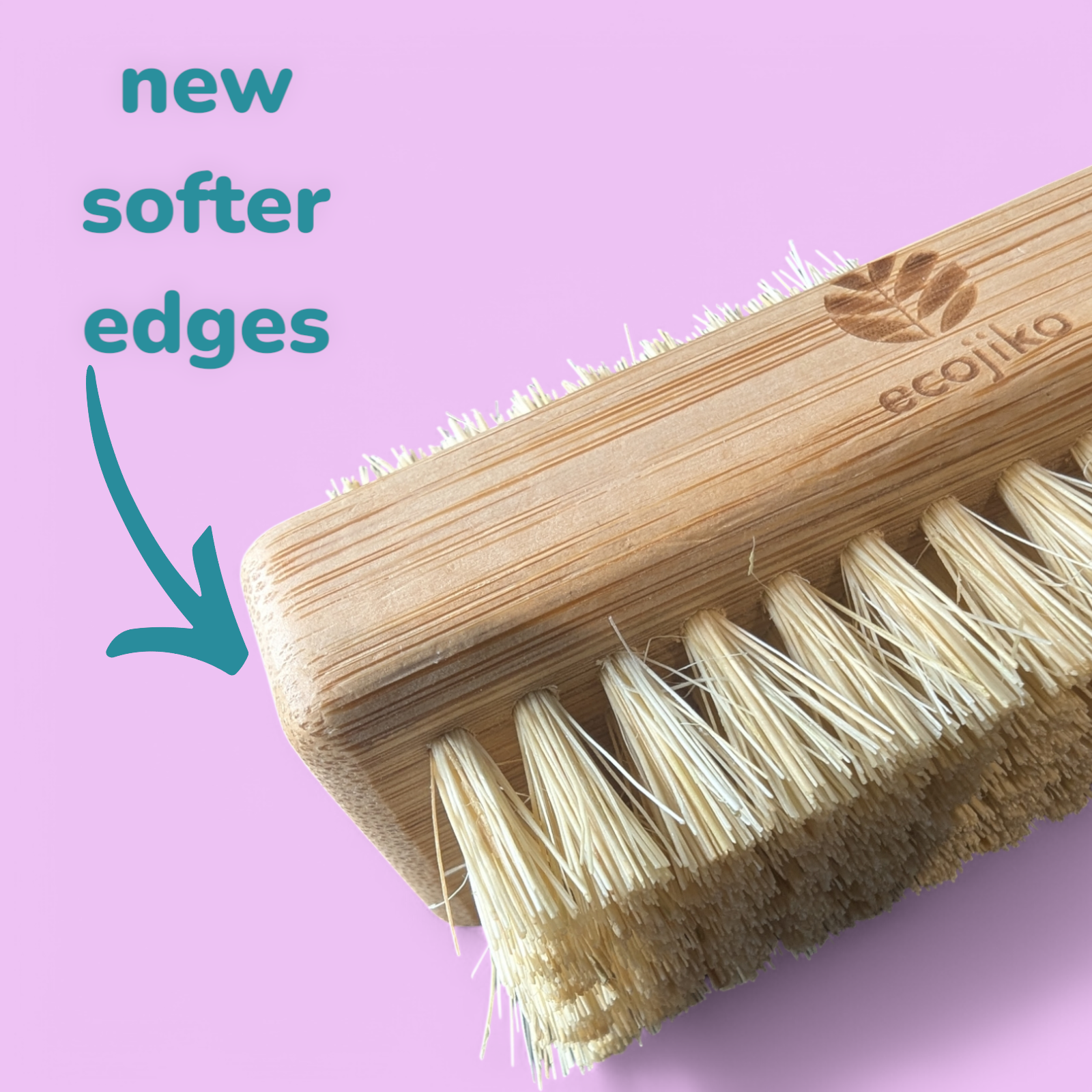 Nail brush edge