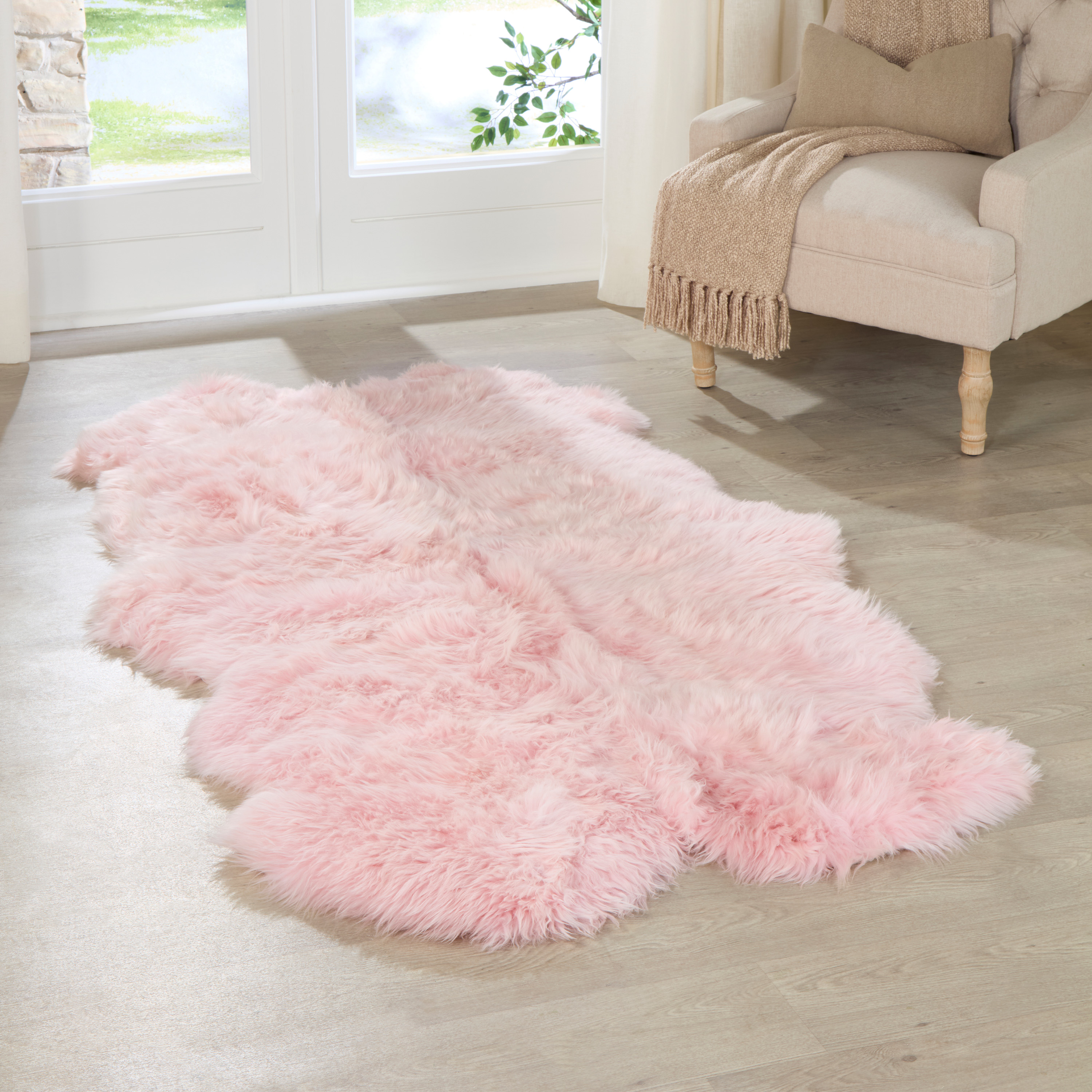 RUG-4PELT-PINK