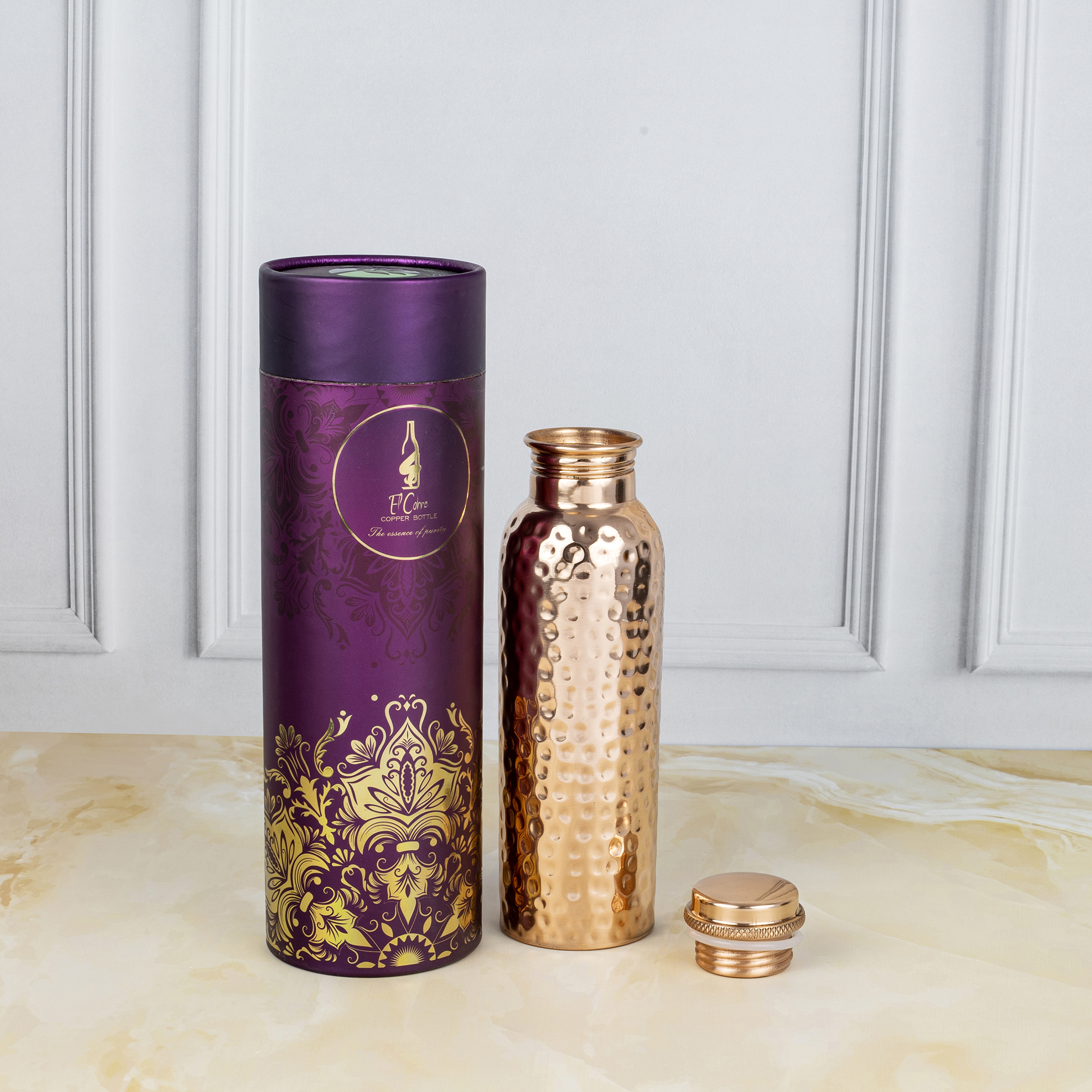 Hammered Copper Bottle - 500 ML Hammered Copper Bottle - 500 ML