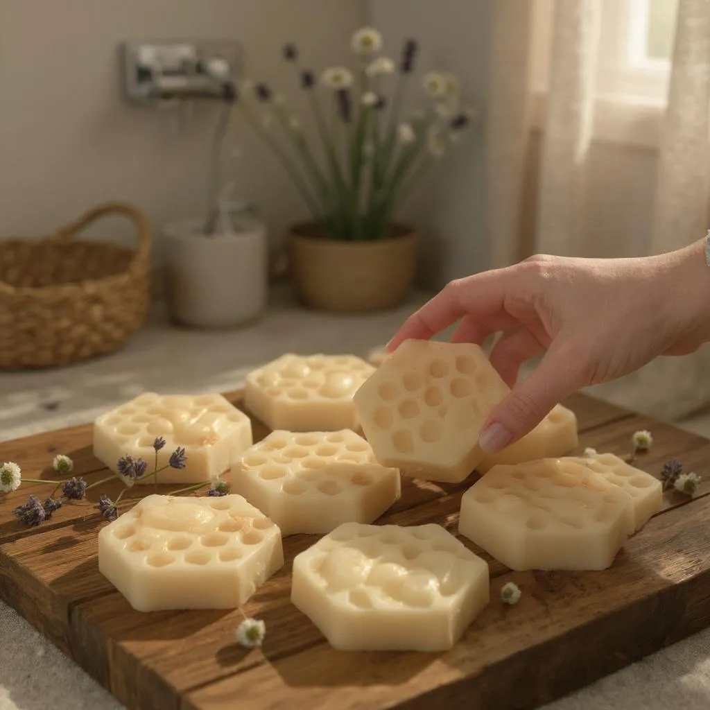 Handmade honey soap