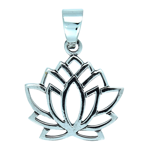 PWS2005 Sterling Silver Lotus Pendant