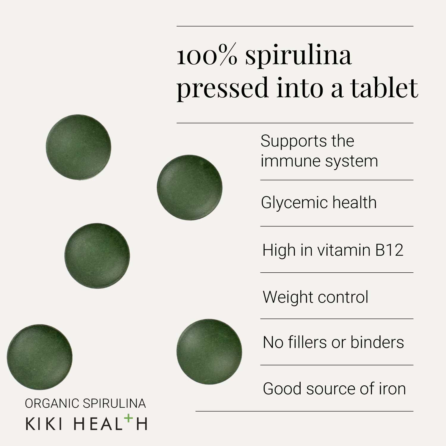 Spirulina_Tabs_Infographics_Logo