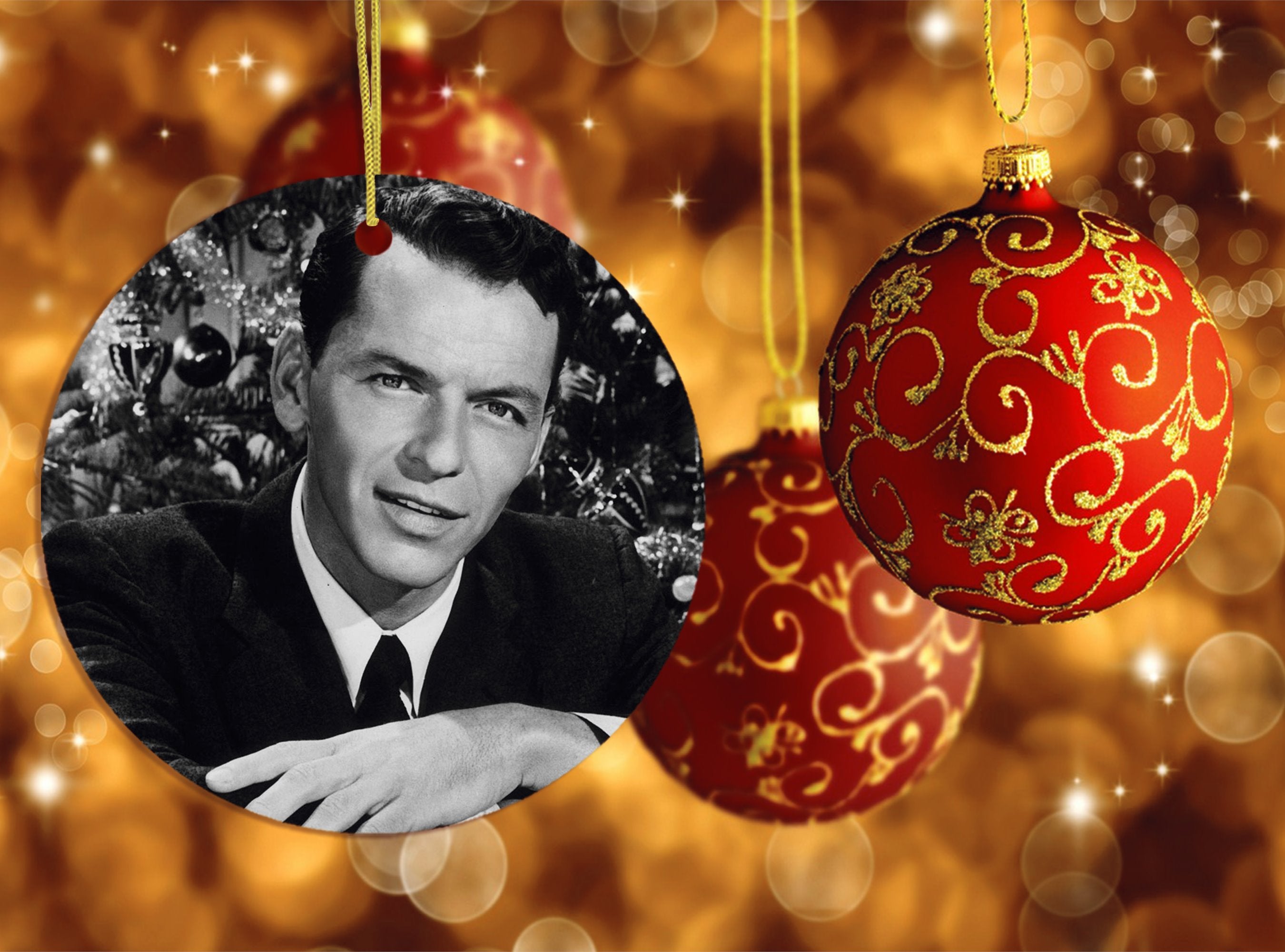 VintageFrankSinatraChristmasOrnament_BlackandWhiteClassicGoldBokehBackgroundOrnamentMockup.jpg