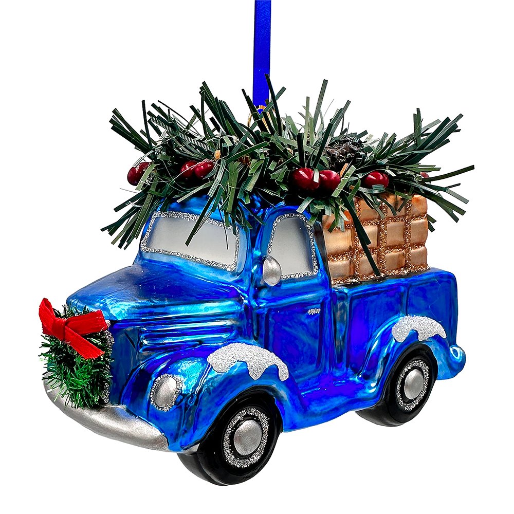 WBM-01AMarvelousBlueChristmasSetofFourGlassOrnamentswithSanta_Truck_SnowCabinandSleigh.jpg