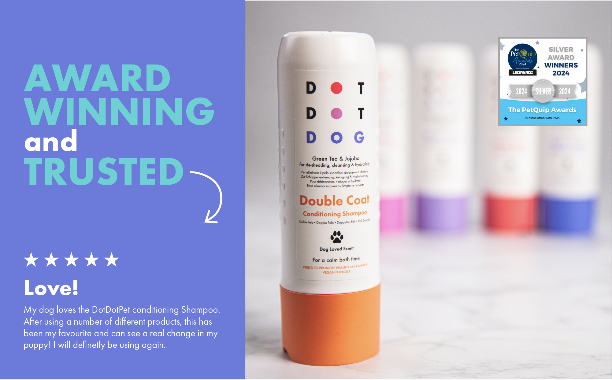 DDP_Amazon_Shampoos_Trusted_3 Award winning Shampoos from DotDotPet