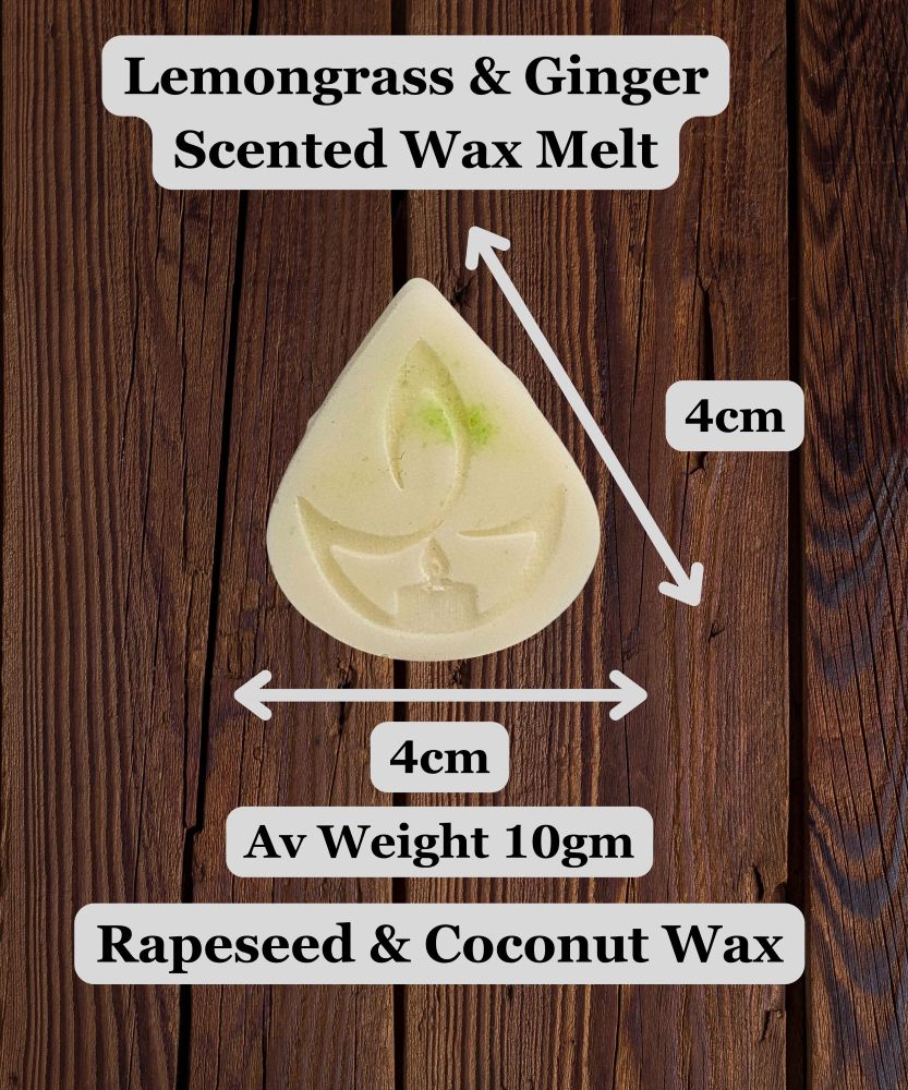 Lemongrass & Ginger Scented Wax Melt 833x1000