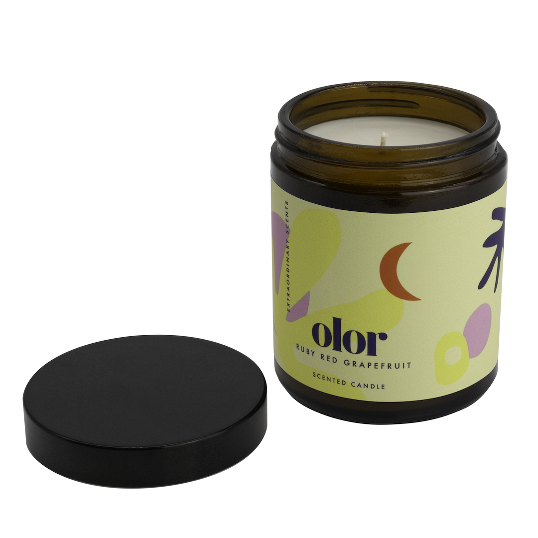 Olor Ruby Red Grapefruit Jar Candle (2)