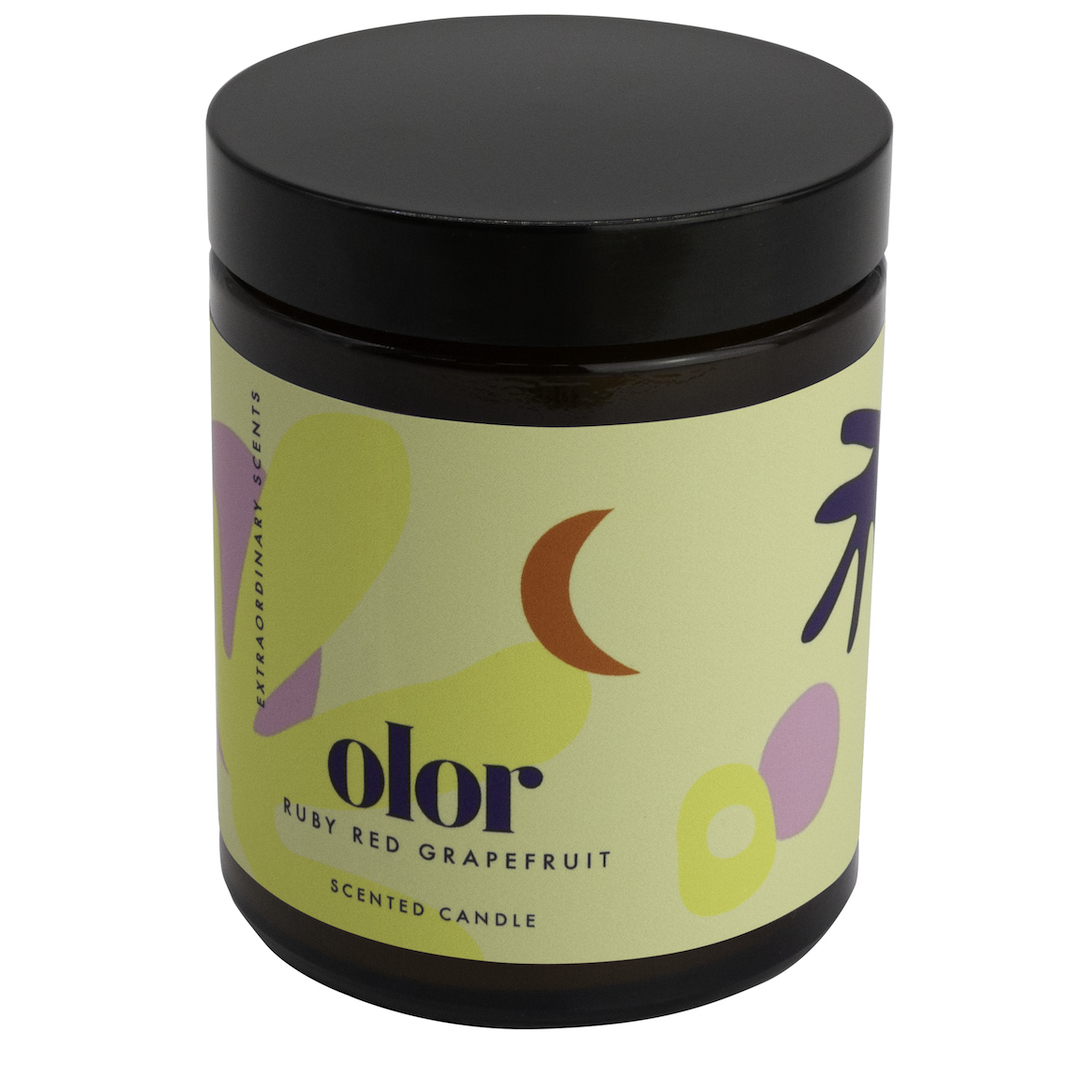 Olor Ruby Red Grapefruit Jar Candle (4)