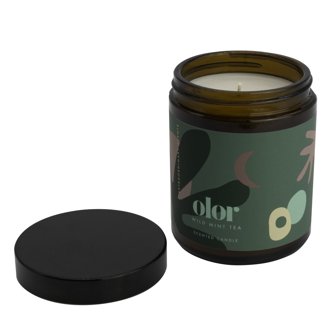 Olor Wild Mint Tea Jar Candle (3)