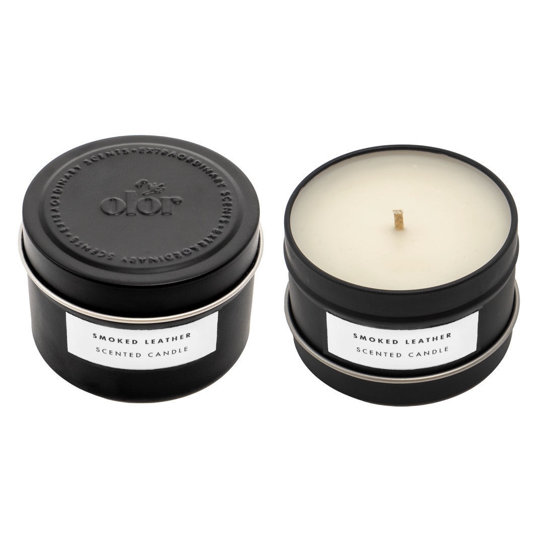 Olor Smoked Leather Travel Candle (3)
