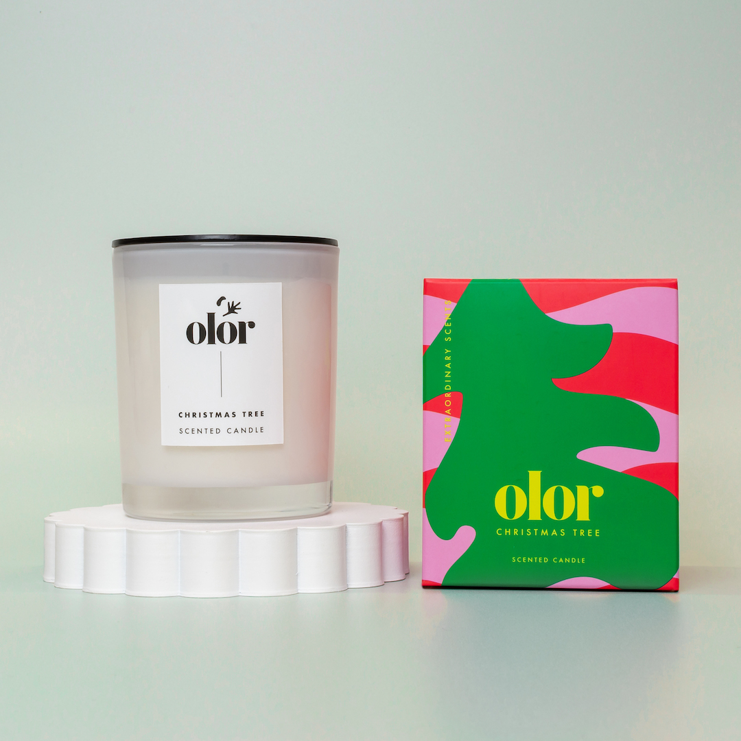 Olor Christmas Tree Classic Candle (1)