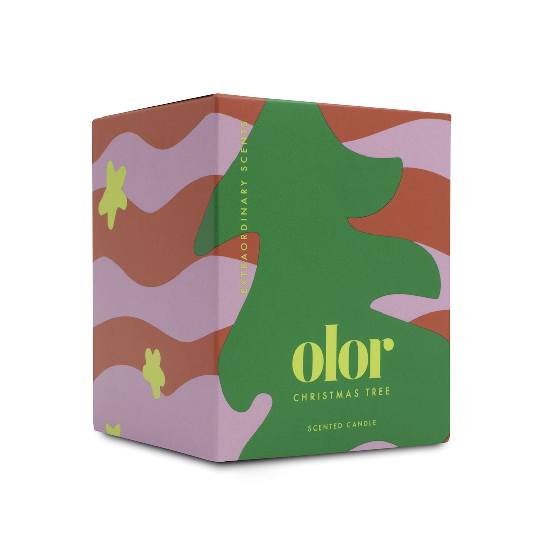 Olor Christmas Tree Classic Candle (3)