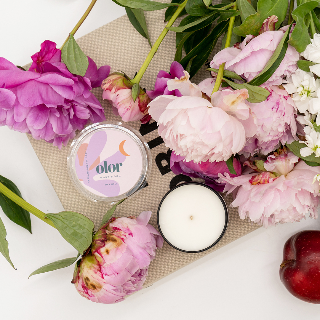 Olor Peony Bloom Wax Melt (2)