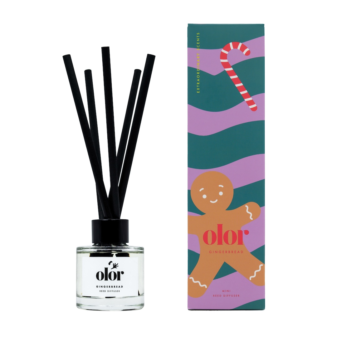 Olor Gingerbread Mini Reed Diffuser (2)