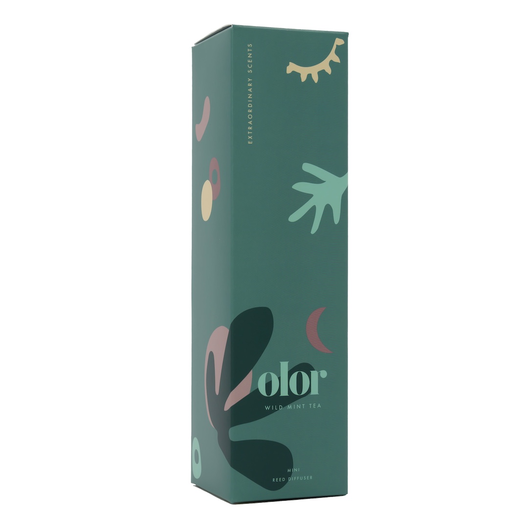 Olor Wild Mint Tea Mini Reed Diffuser (5)
