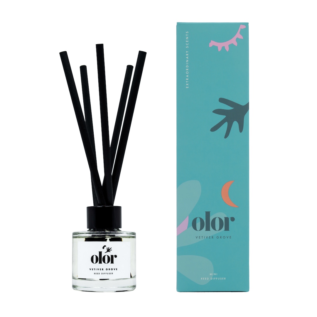 Olor Vetiver Grove Mini Reed Diffuser (2)