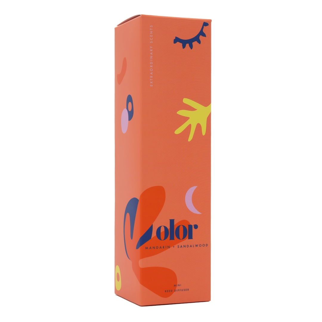 Olor Mandarin + Sandalwood Mini Reed Diffuser (5)