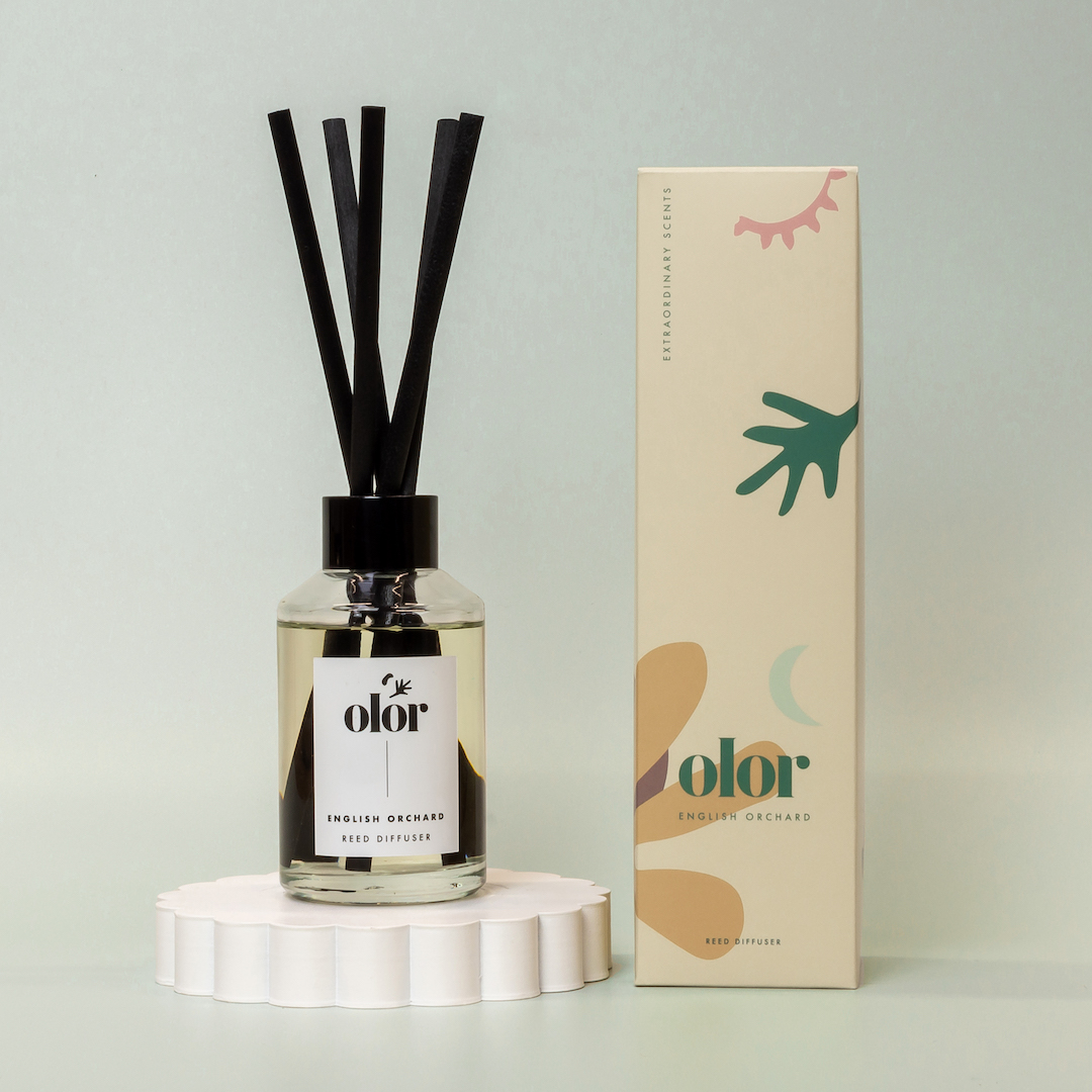 Olor English Orchard Luxury Reed Diffuser (1)