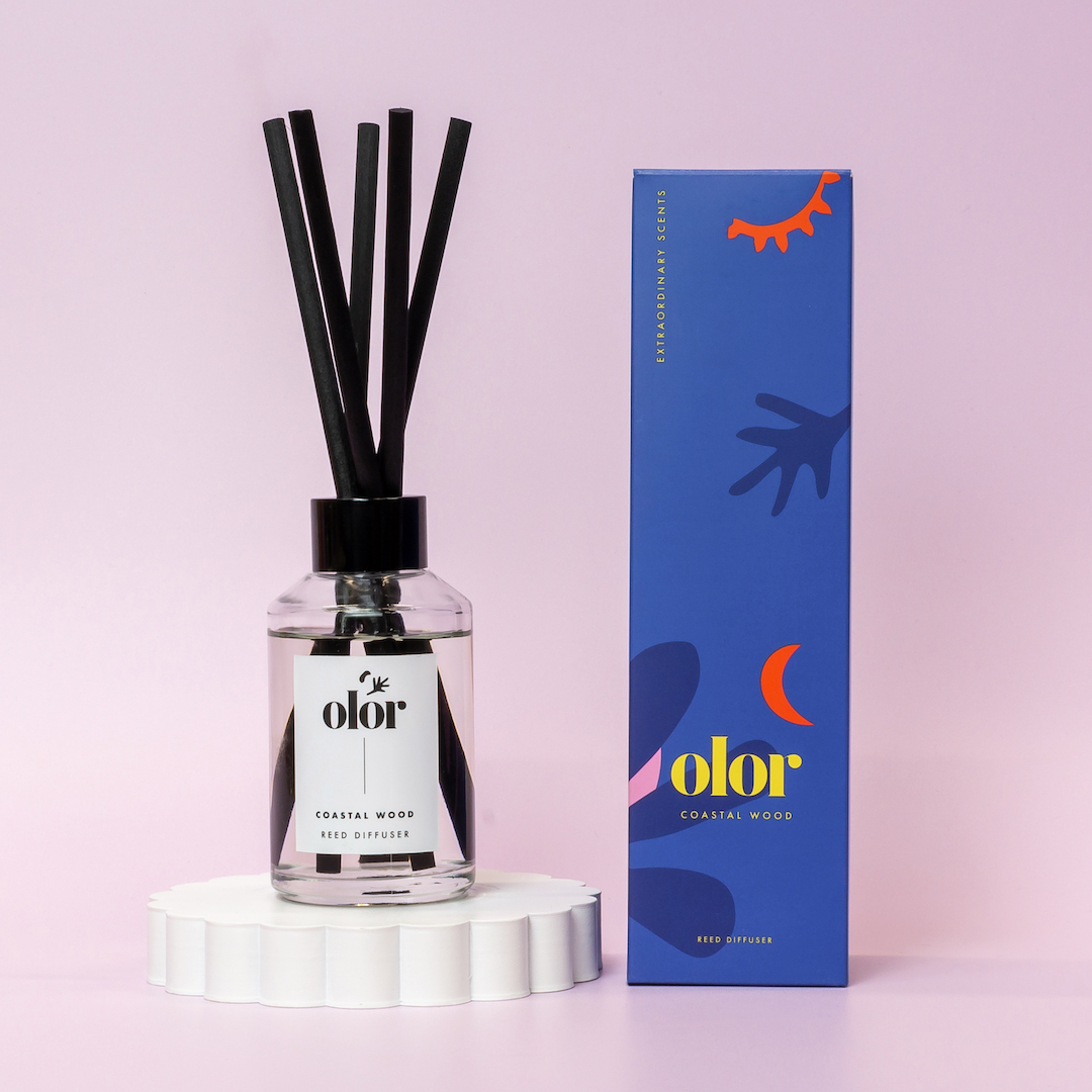 Olor Coastal Wood Luxury Reed Diffuser (1)