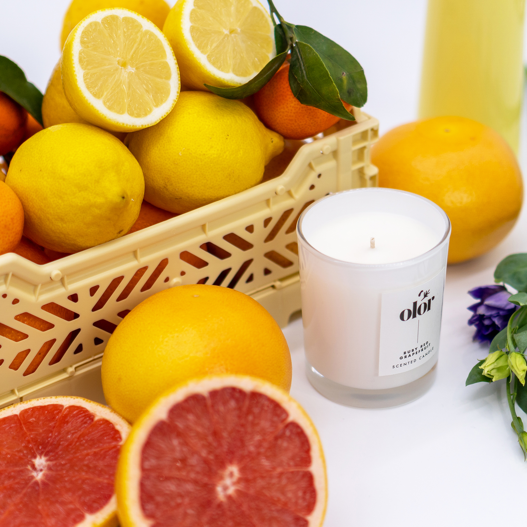 Olor Ruby Red Grapefruit Luxury Reed Diffuser (5)