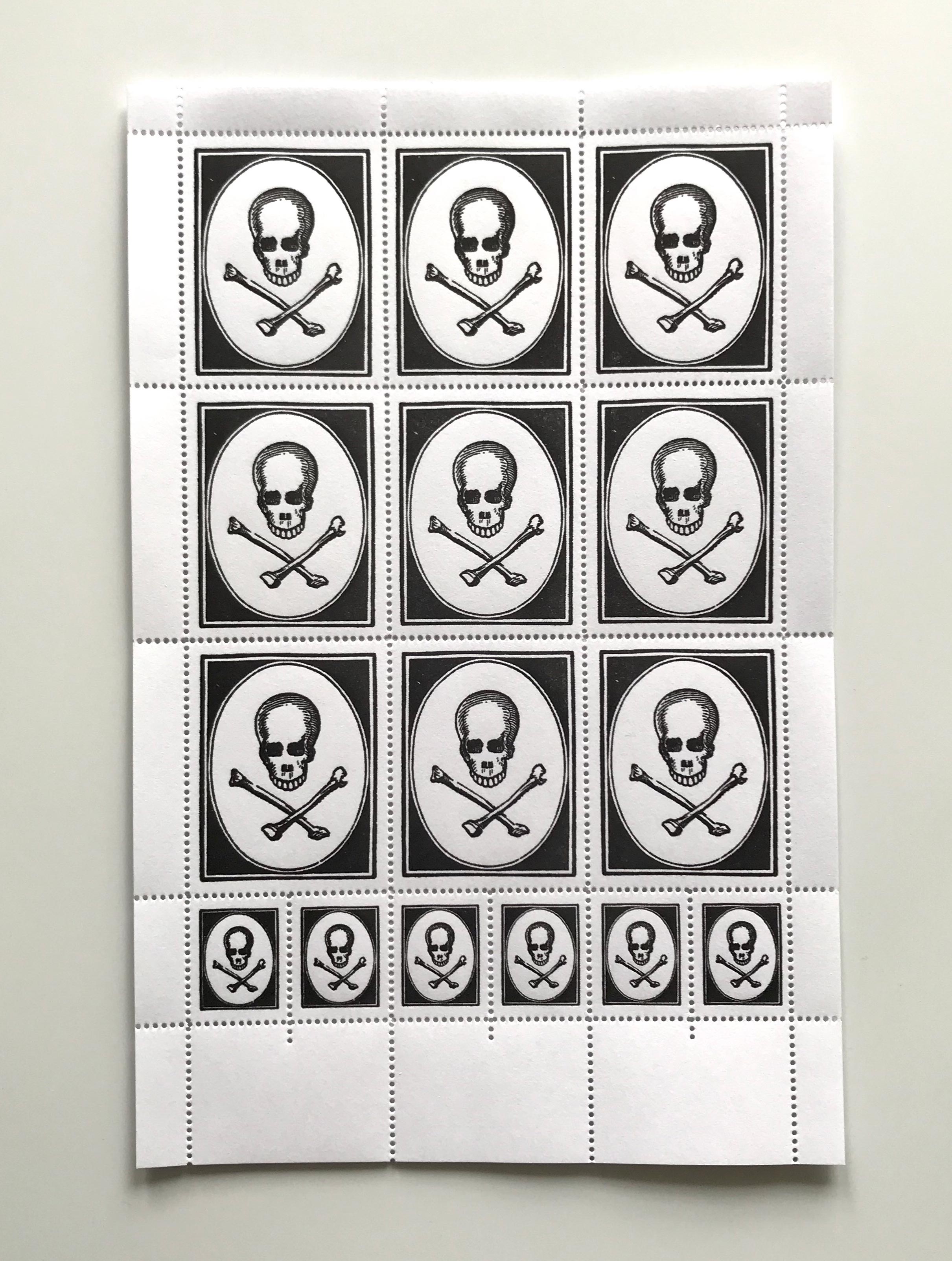 post-crypt-skull-crossbones-stamps