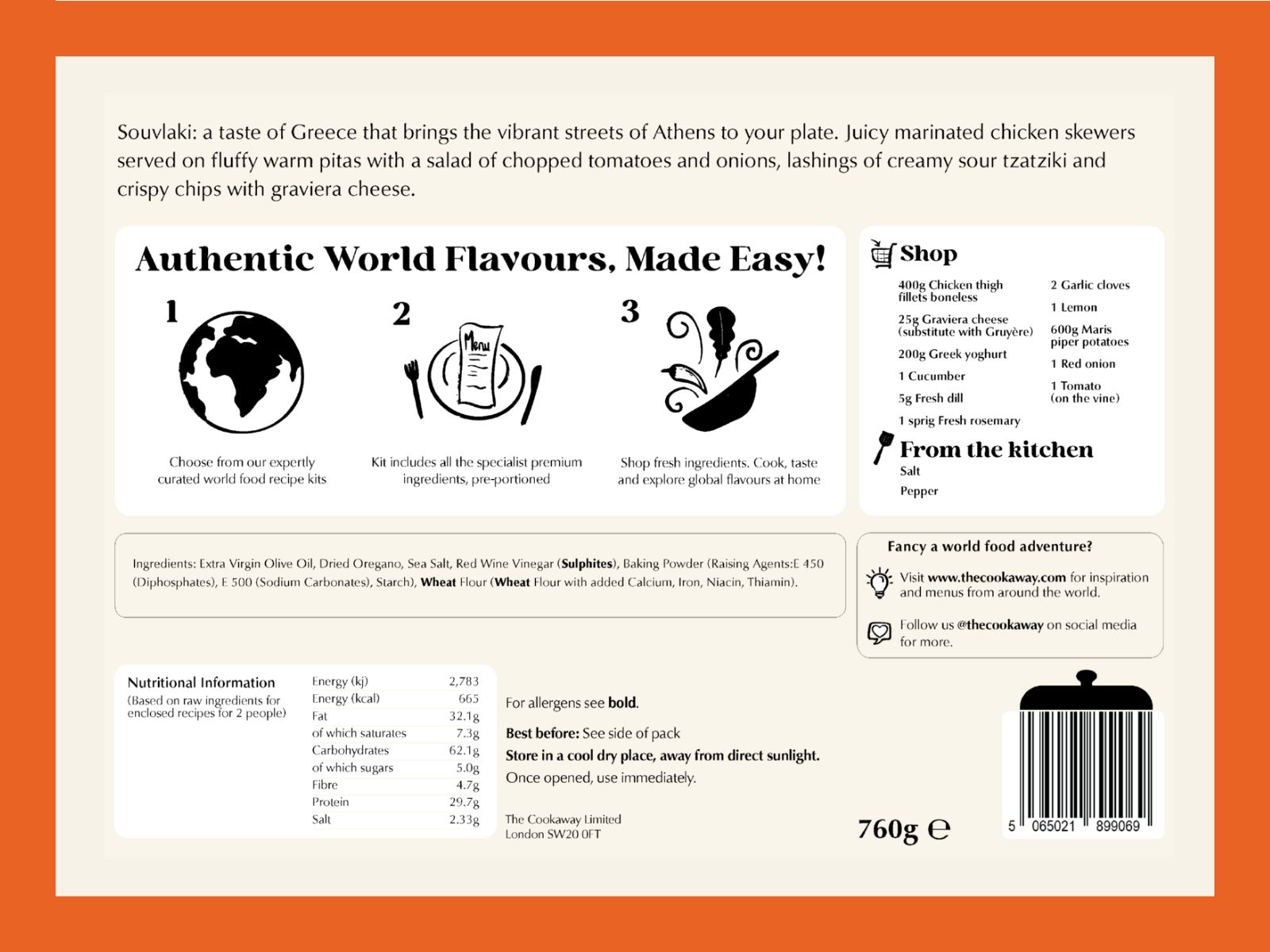 Chicken Souvlaki - back