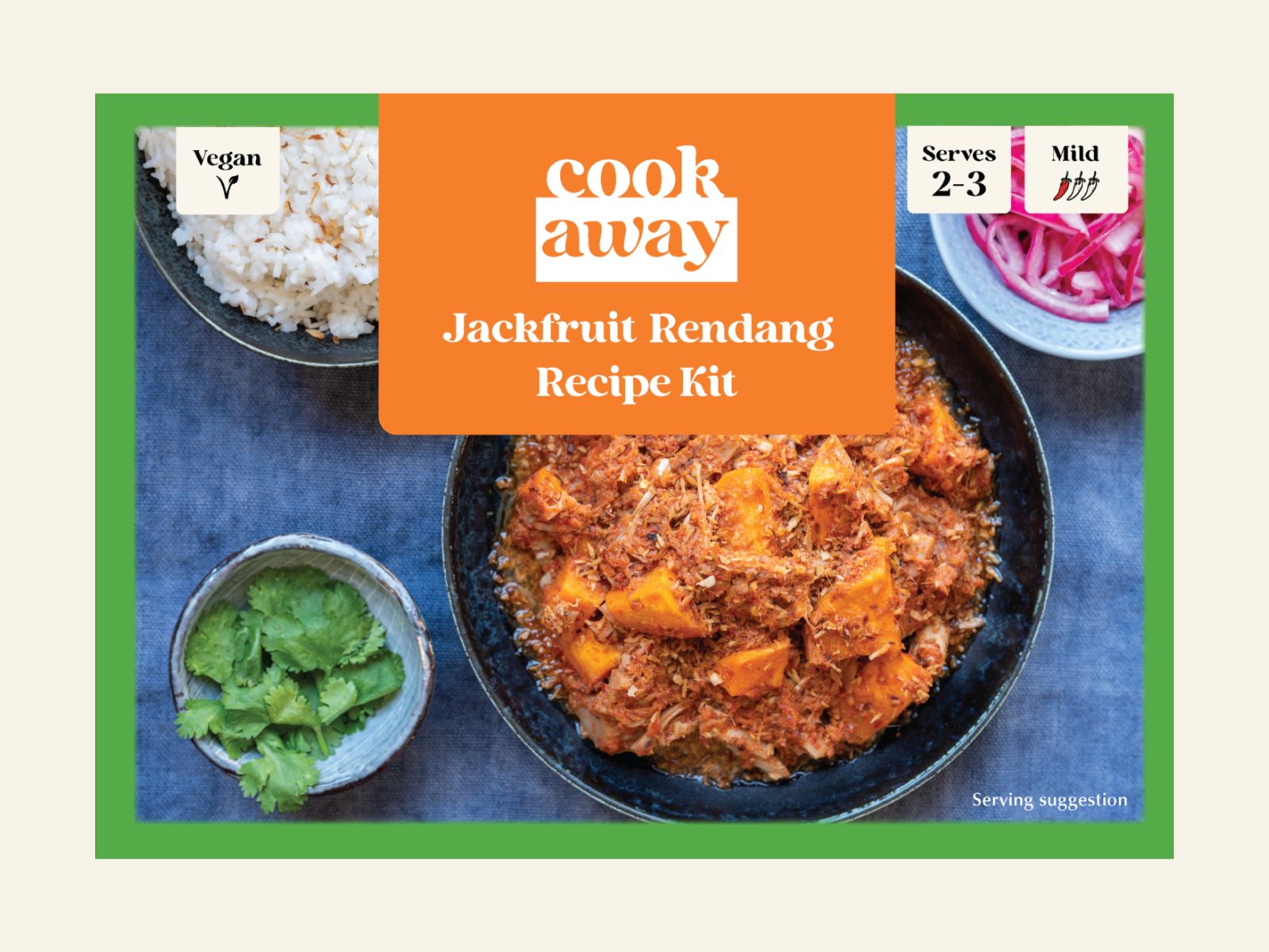 Jackfruit Rendang - front