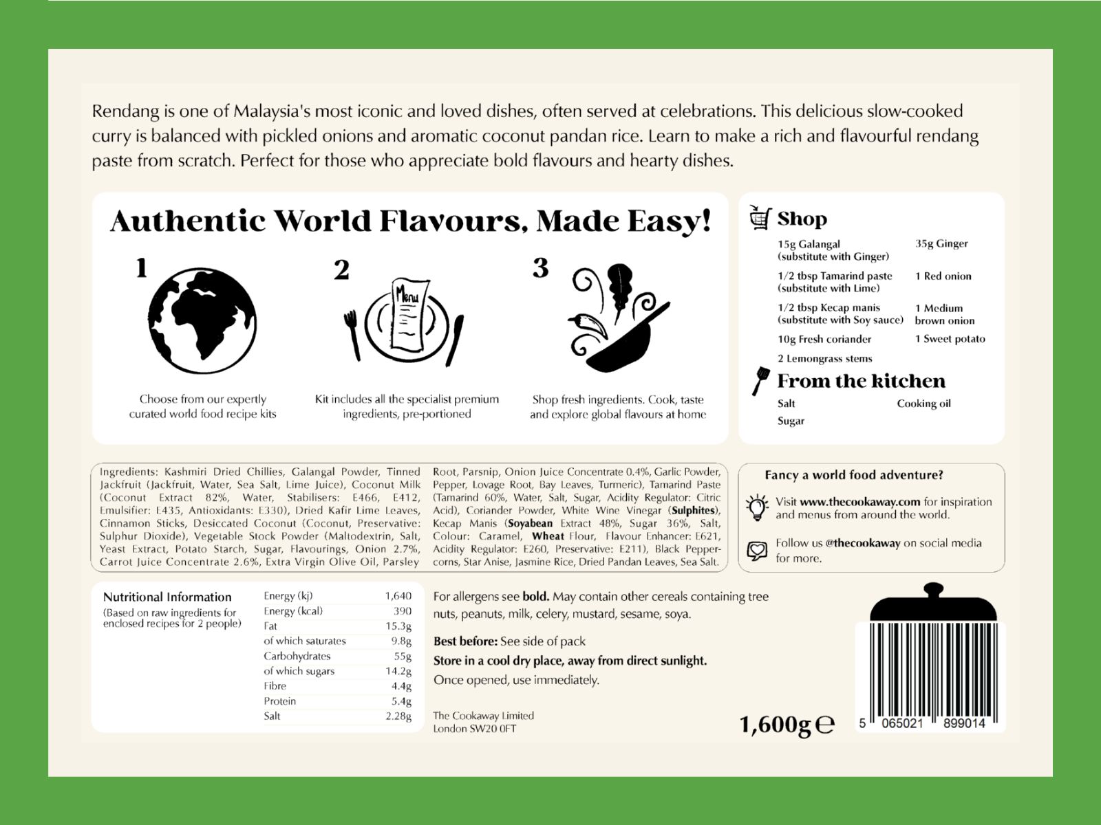 Jackfruit Rendang - back