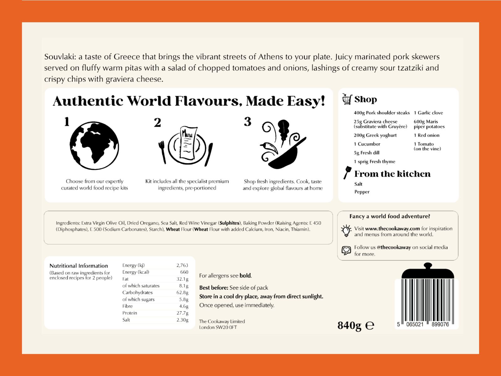 Pork Souvlaki - back