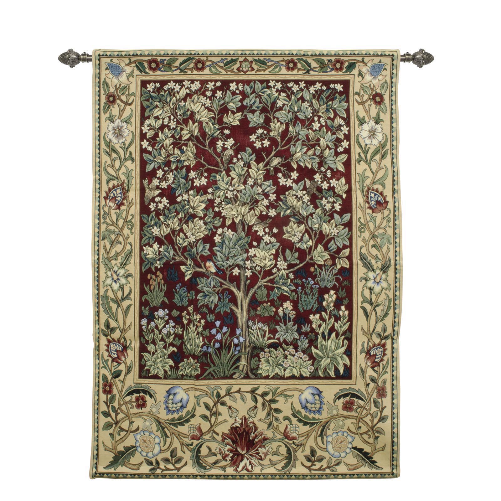 Tree of Life Red - William Morris