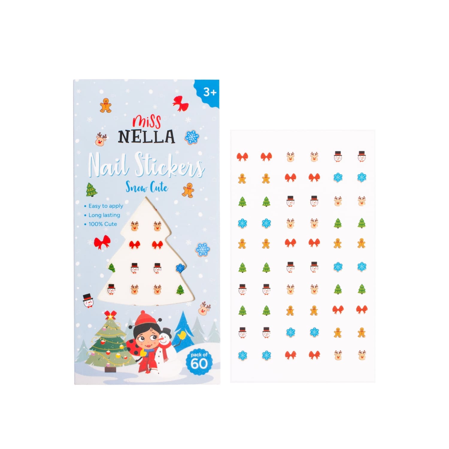 Miss Nella listing Nail stickers Snow Cute