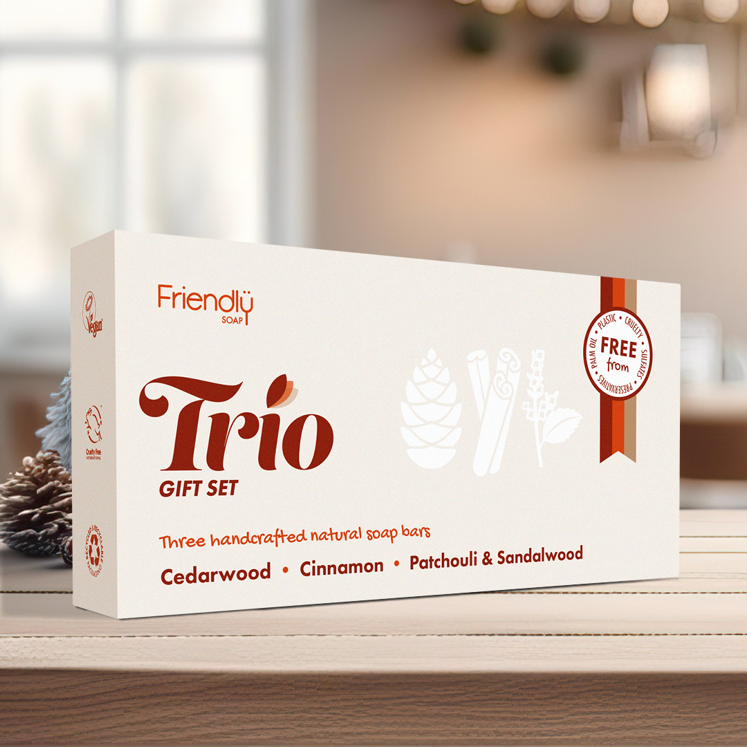 Trio gift set - TRI02 festive trio gift set from friendly soap
