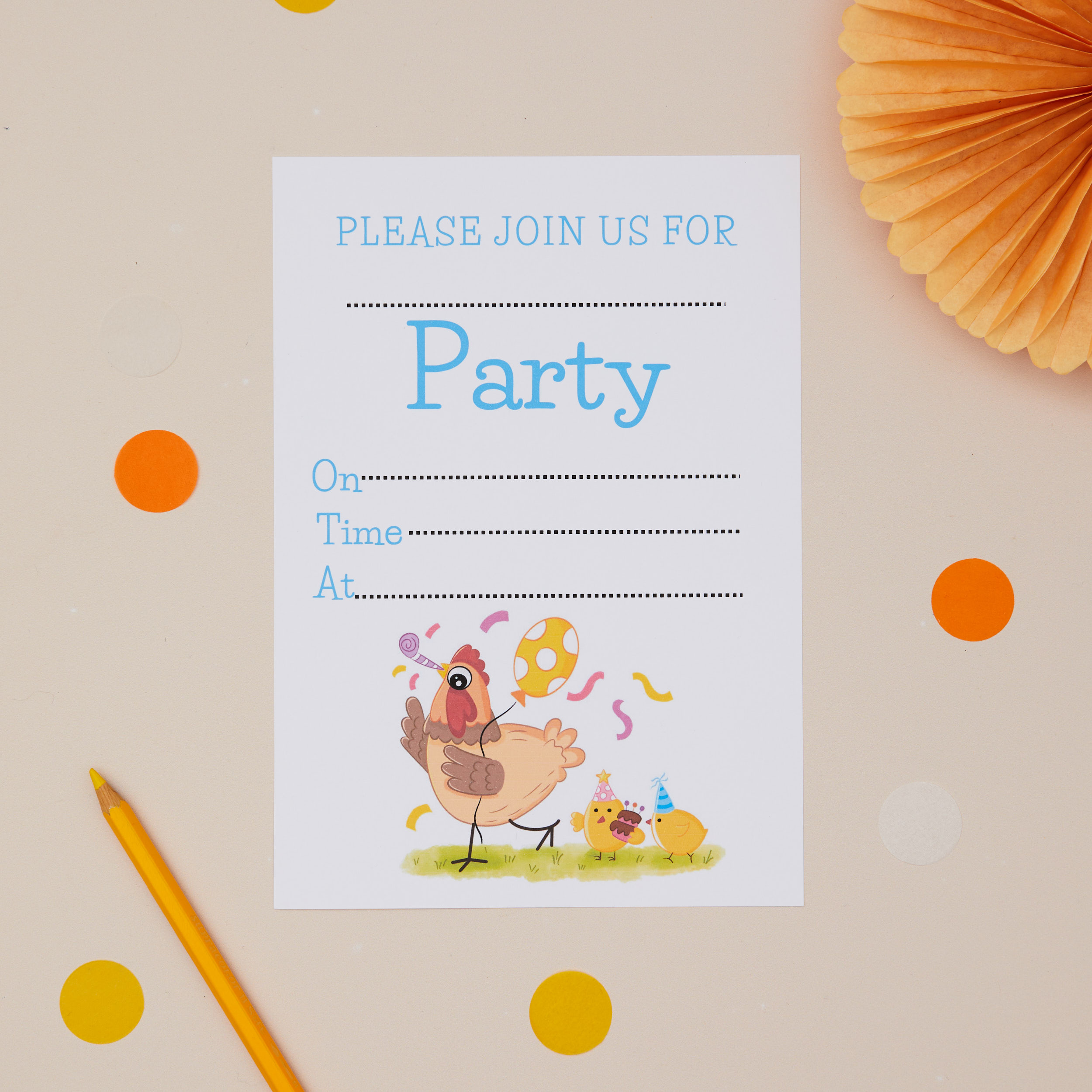 Kids Party Chicken Front